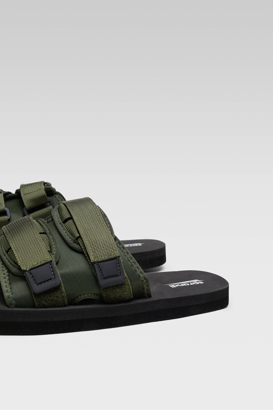 Klapki basenowe Sprandi M033-1 Khaki