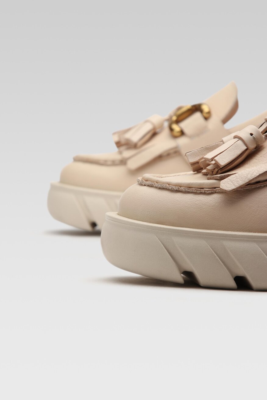 Półbuty Badura PALMI-23SS11171 Beżowy