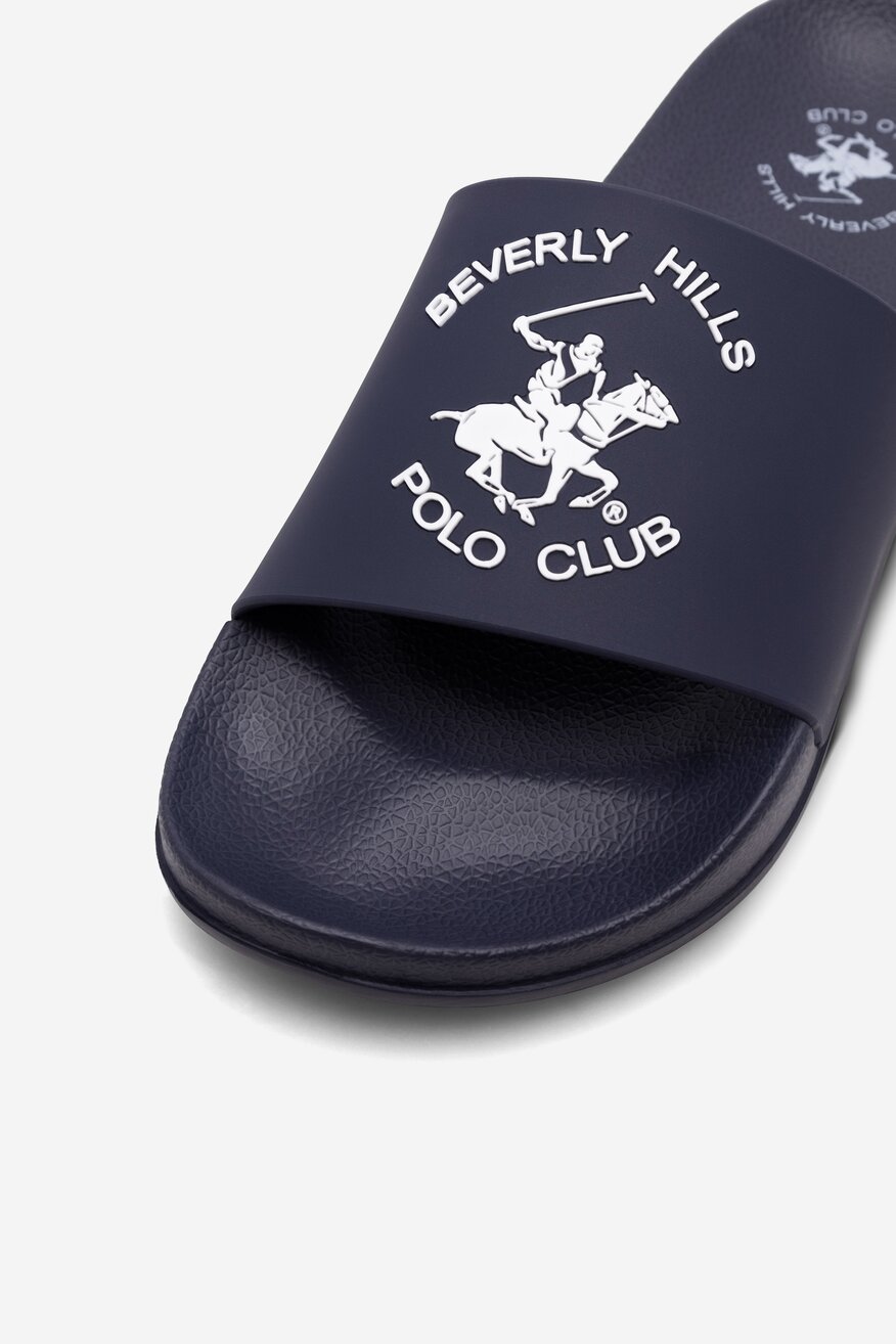 Klapki basenowe Beverly Hills Polo Club MP-CA23052-4D Granatowy