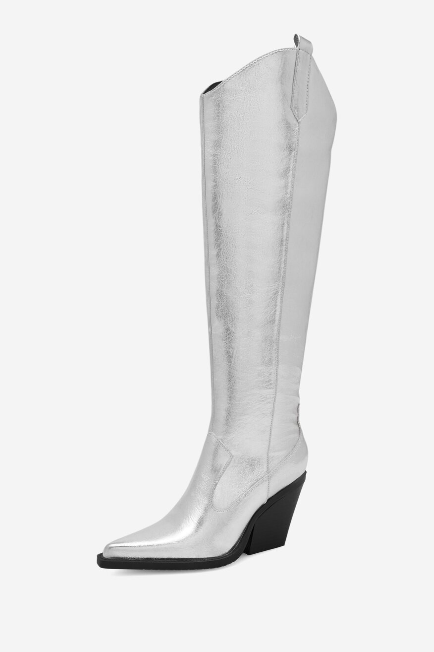 Kozaki Jenny Fairy LS5841-07-2 ALEXIS Srebrny