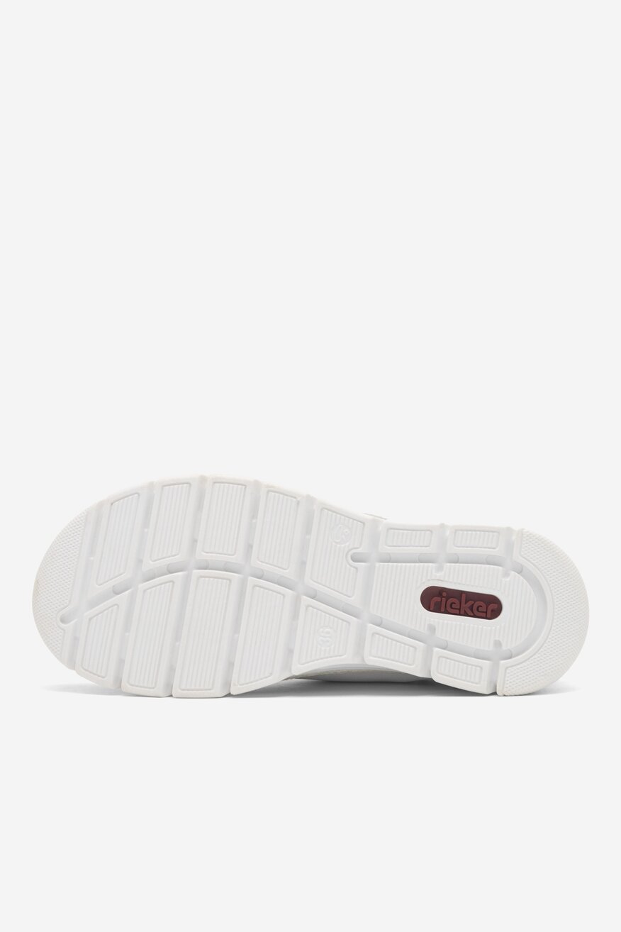 Półbuty Rieker 55064-80 Biały