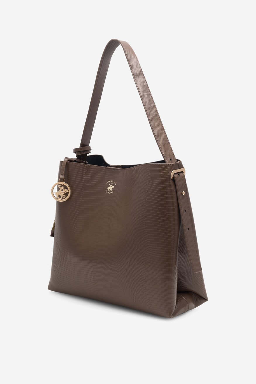 Torebka Beverly Hills Polo Club BHPC-W-05-A23 Brązowy