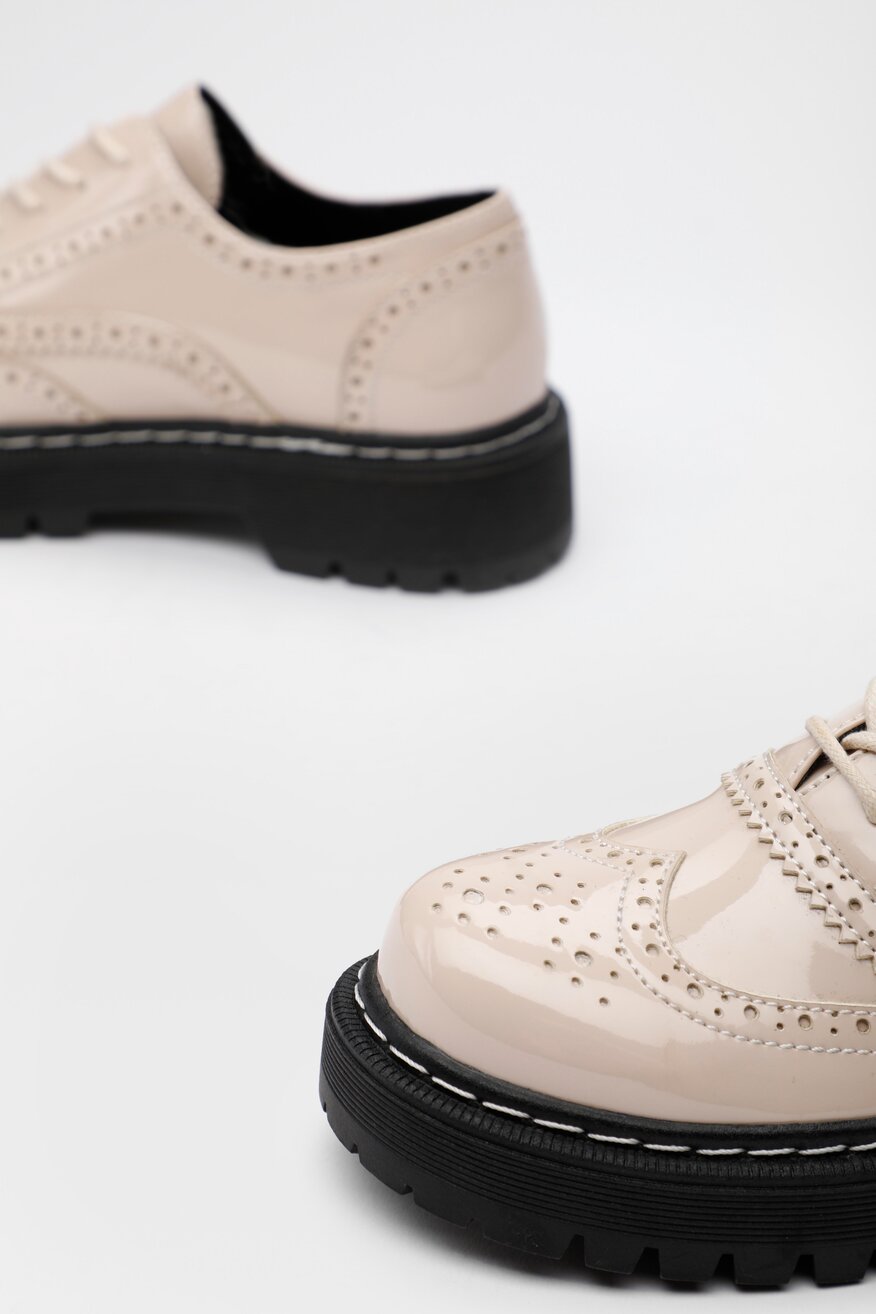 Półbuty DeeZee CS5587-08 Beżowy