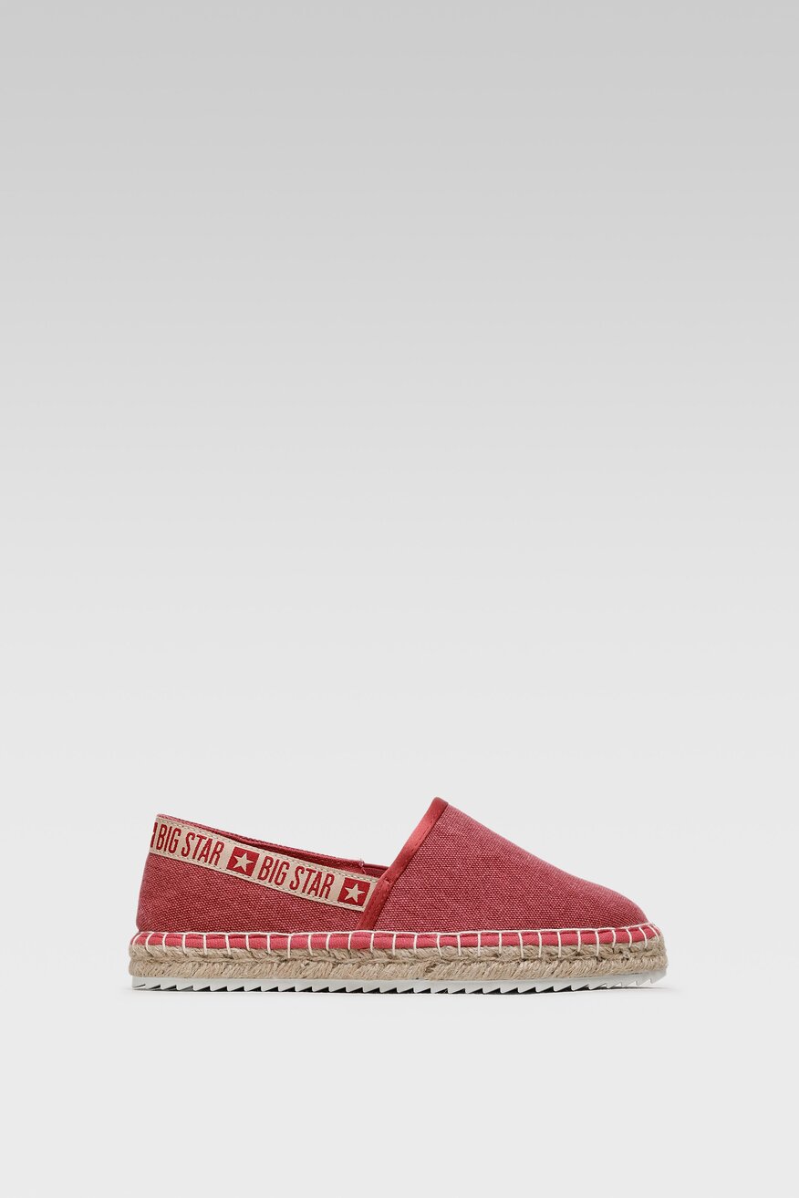 Espadryle Big Star JJ274880C Bordowy