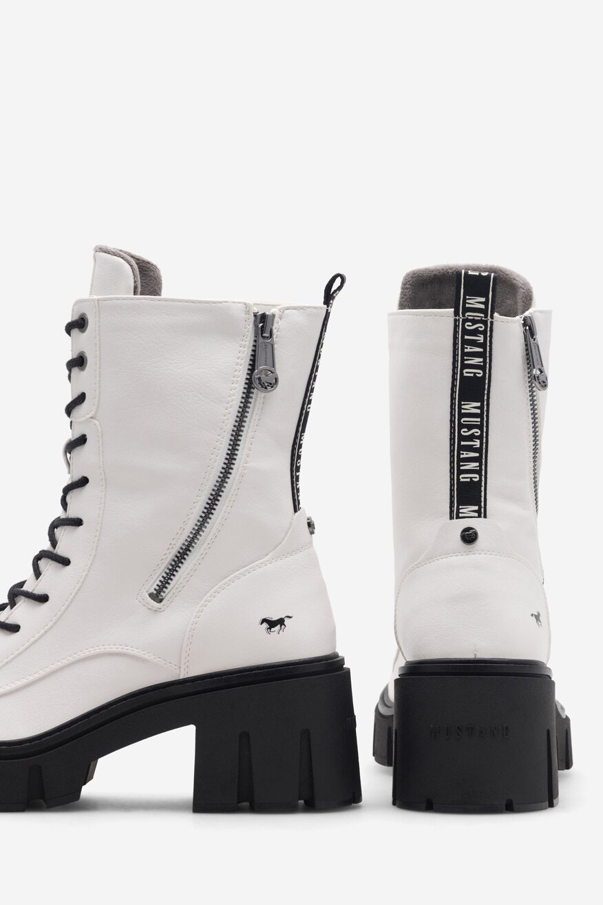 Trzewiki Mustang 1471-502 Biały