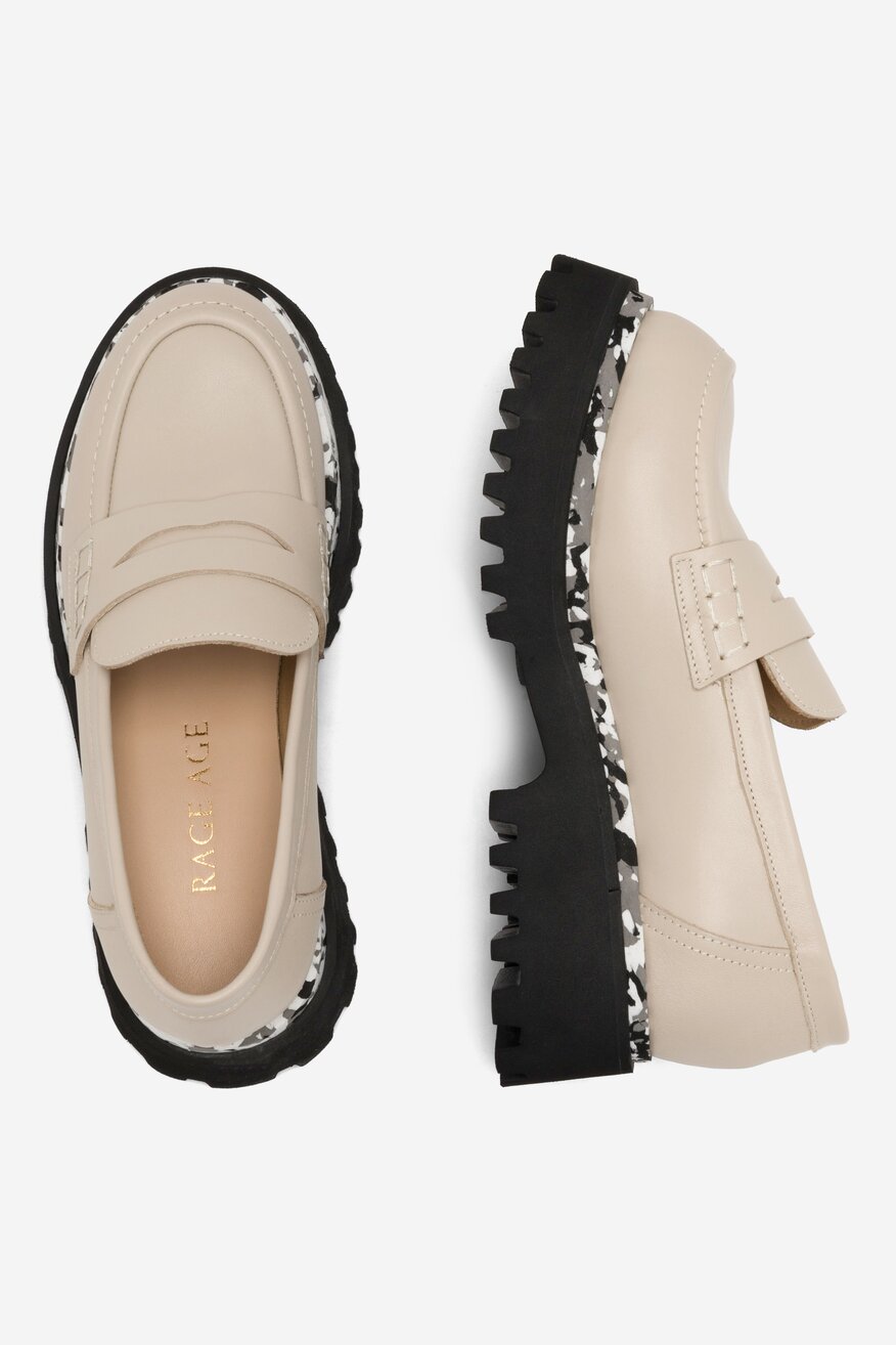 Półbuty RAGE AGE CLERMONT-50102 Beżowy