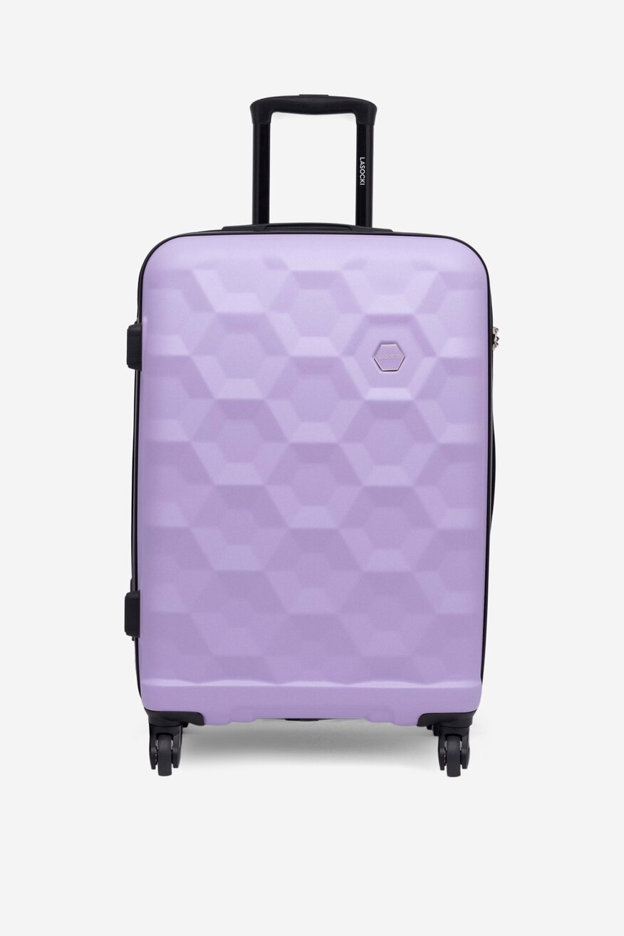 Walizka Lasocki WAL-M-02PURPLE-ABS-04 Fioletowy