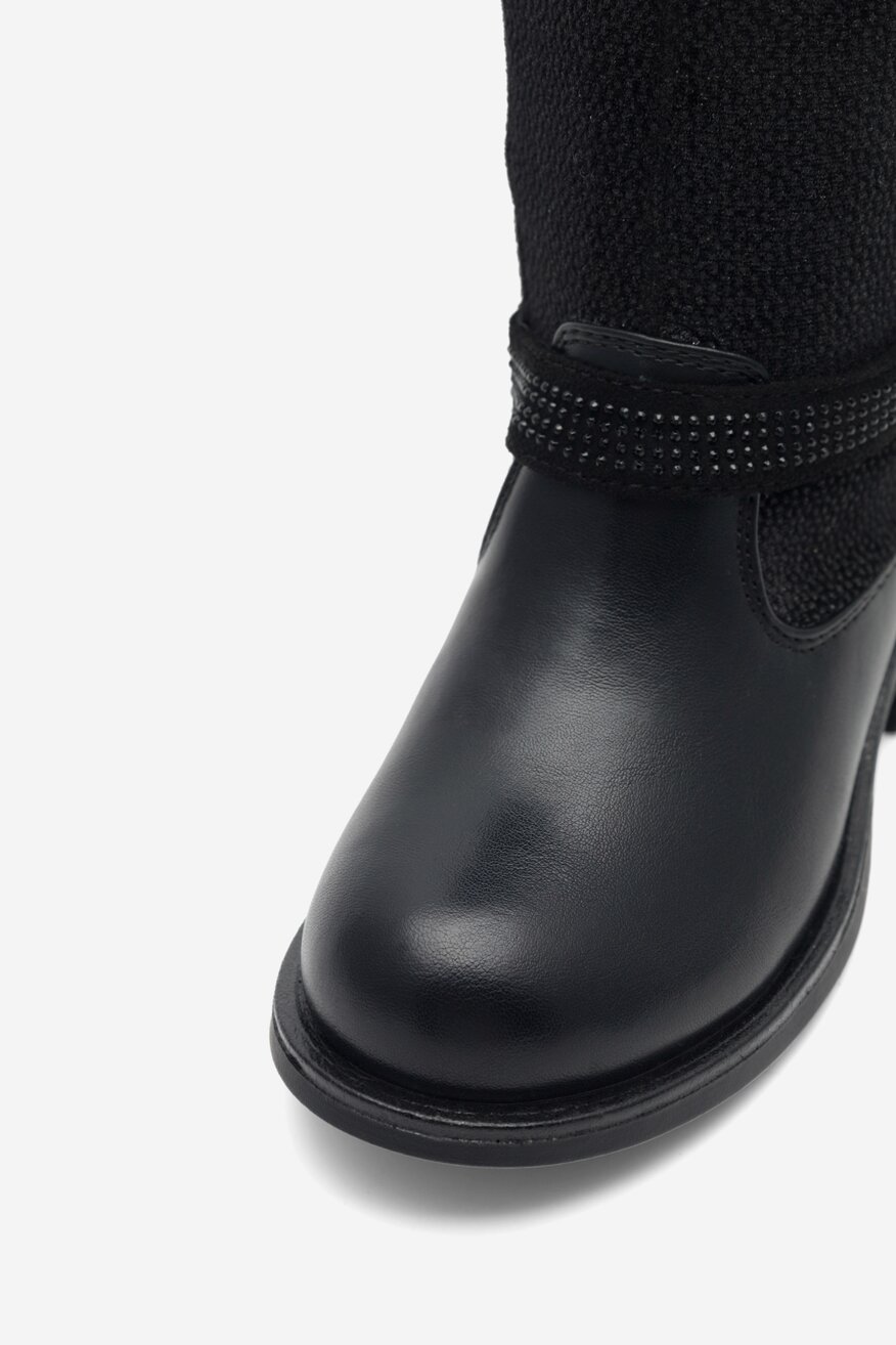 Kozaki Nelli Blu CS22AWBL4189 Czarny