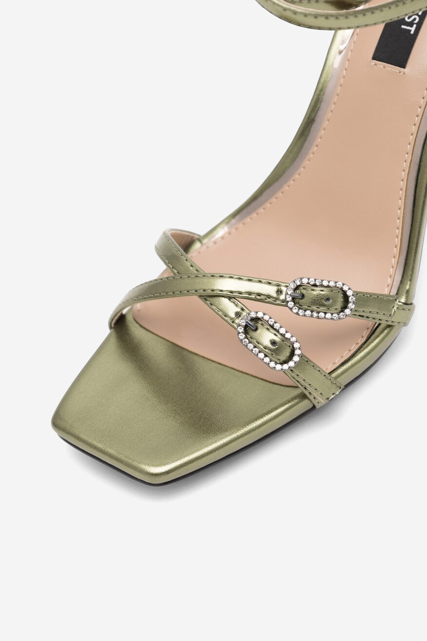 Sandały NINE WEST FARAZA ZL23014CC Zielony