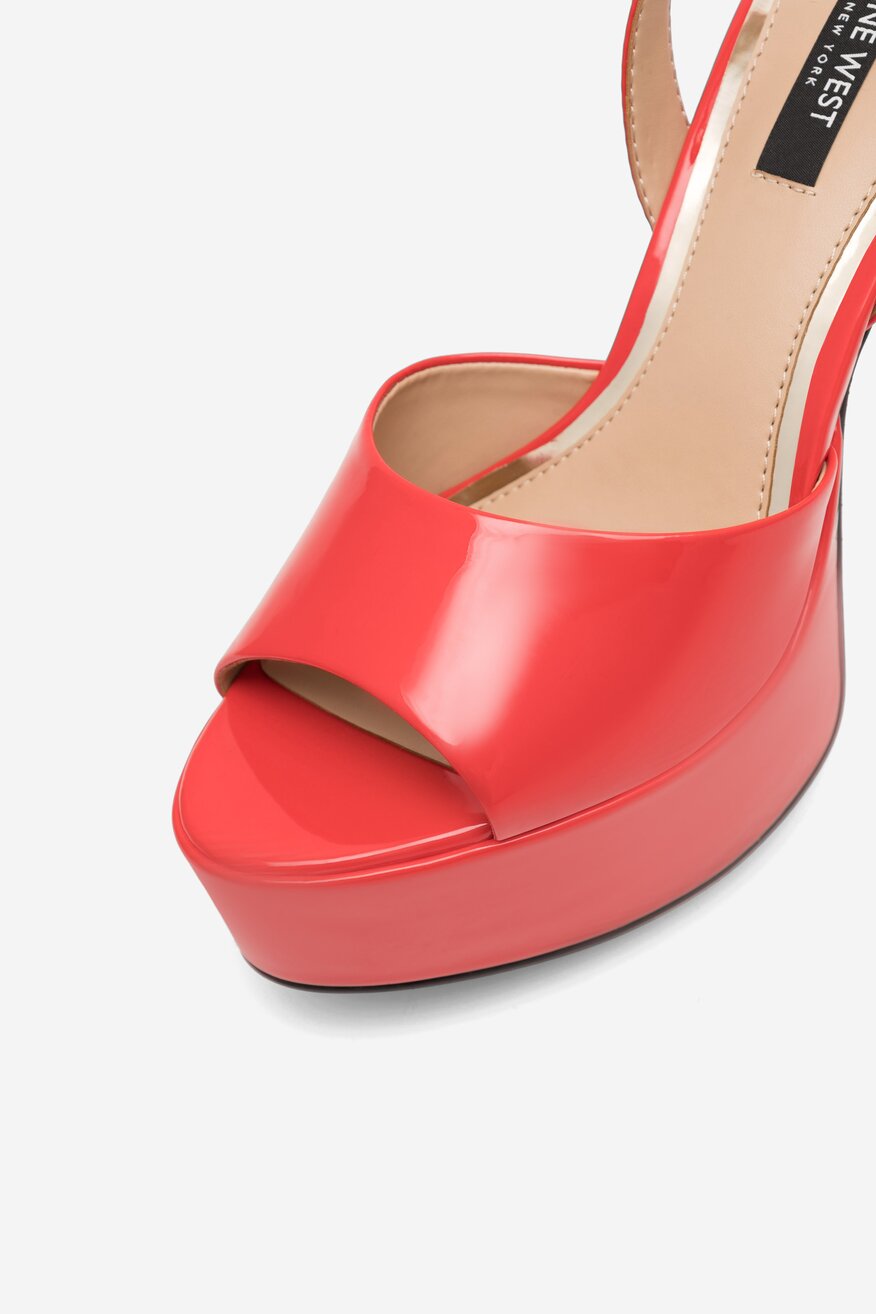 Sandały NINE WEST CHANDA ZL23031CC Czerwony