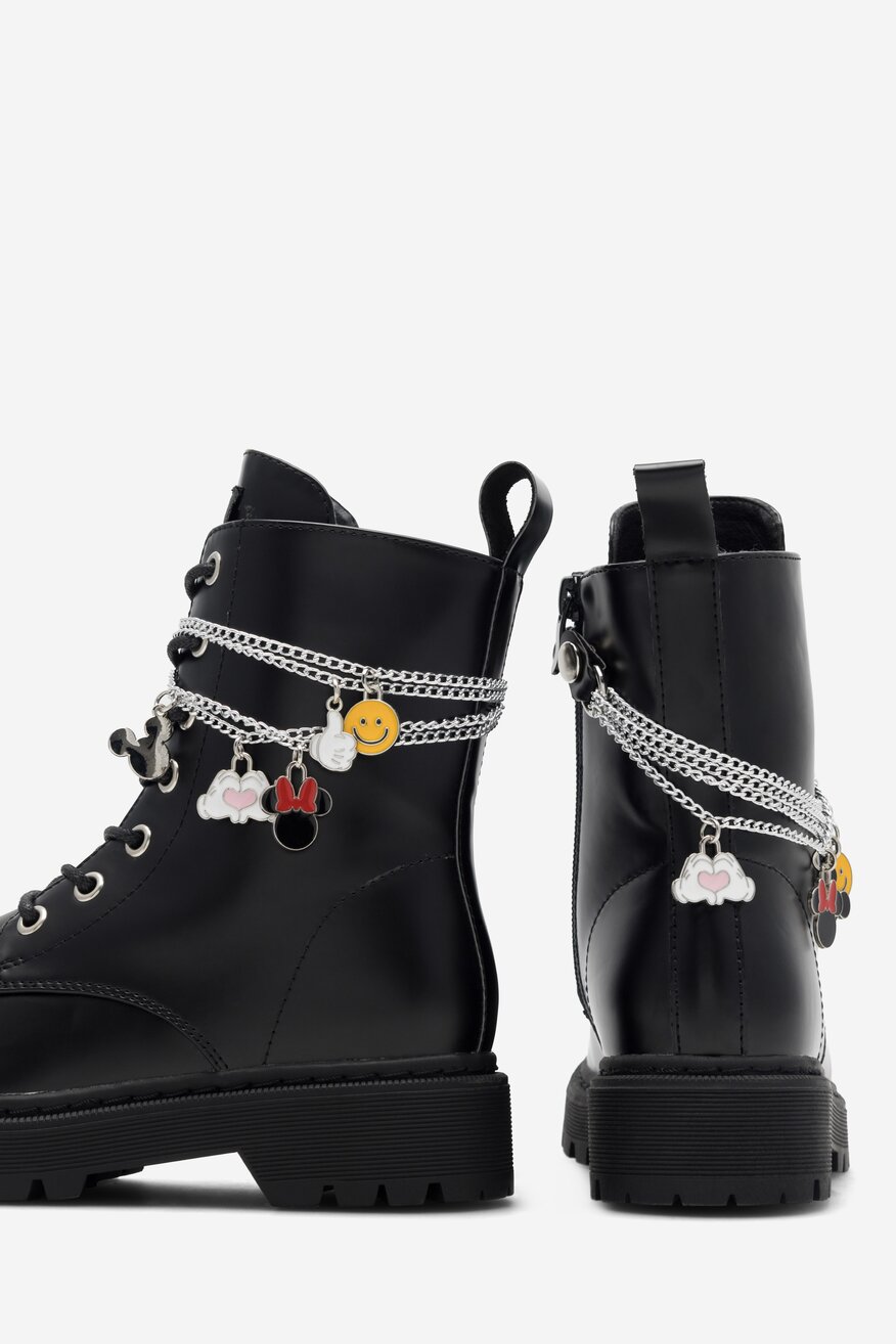 Trzewiki DISNEY 100 AW23-401D100 Czarny
