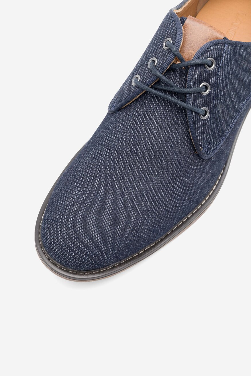 Półbuty Lanetti 120AM1888-3 Granatowy