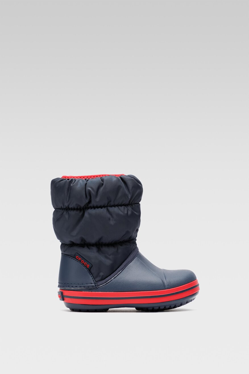 Kozaki Crocs WINTER PUFF BOOT T 14613-485 Granatowy