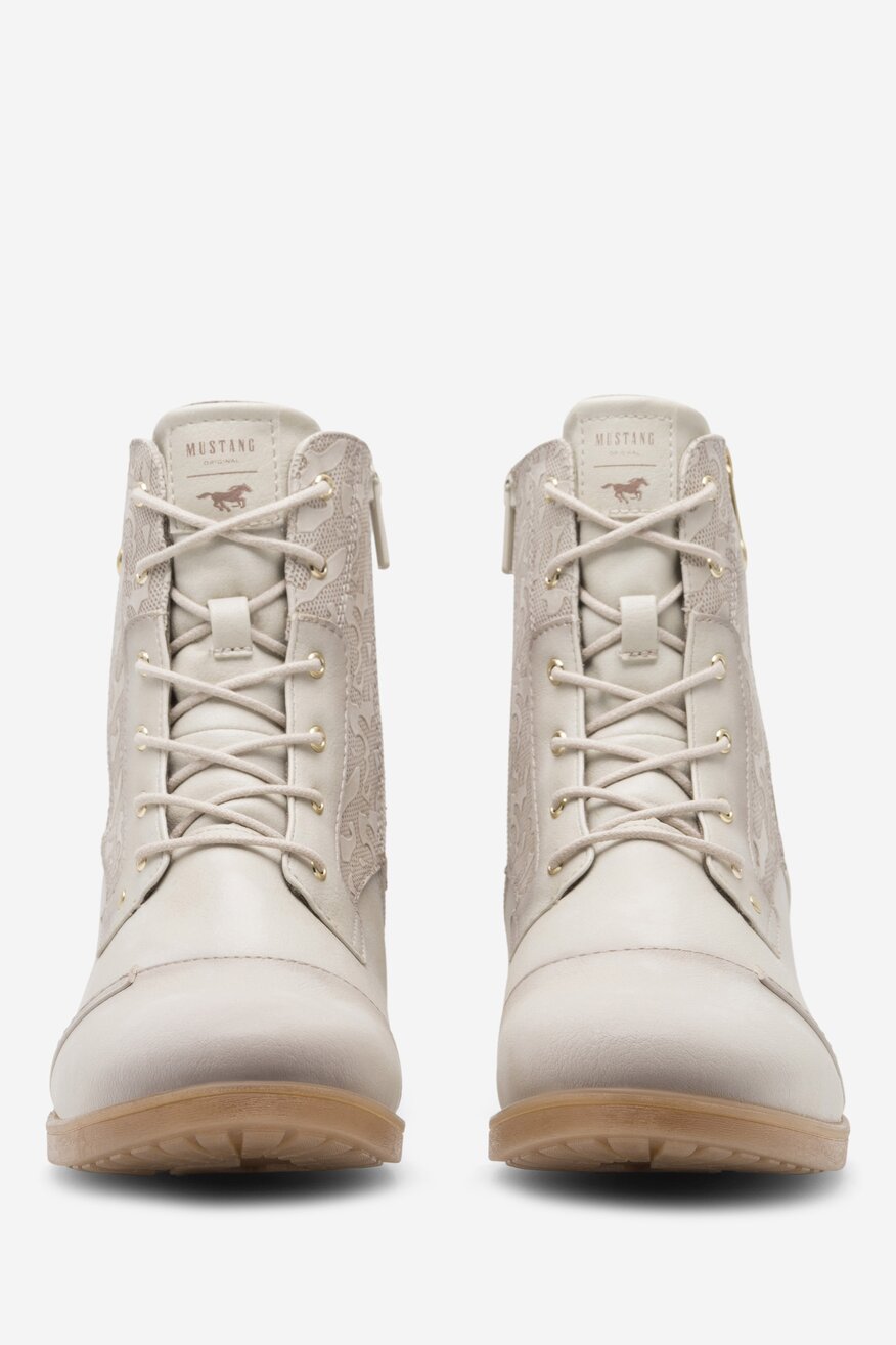 Trzewiki Mustang 1229-508 Biały
