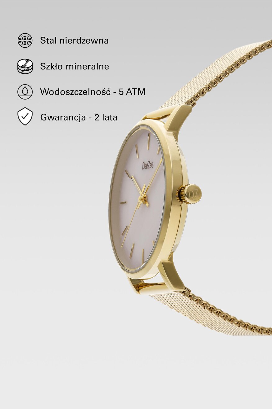 Zegarek DeeZee DZ WOMAN WATCH 0102010702 Złoty