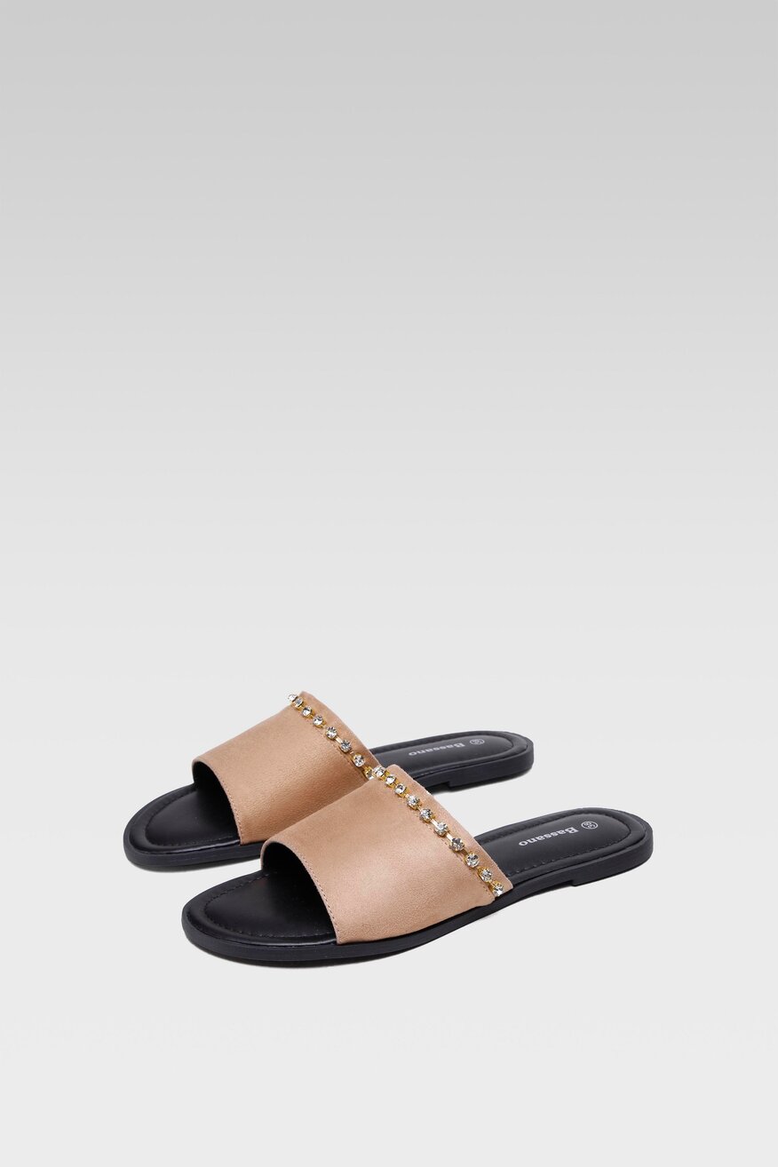 Klapki Bassano 23959 Brązowy