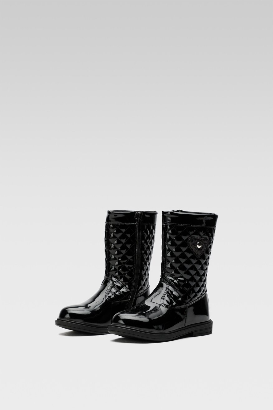 Kozaki Nelli Blu CM211228-6 Czarny