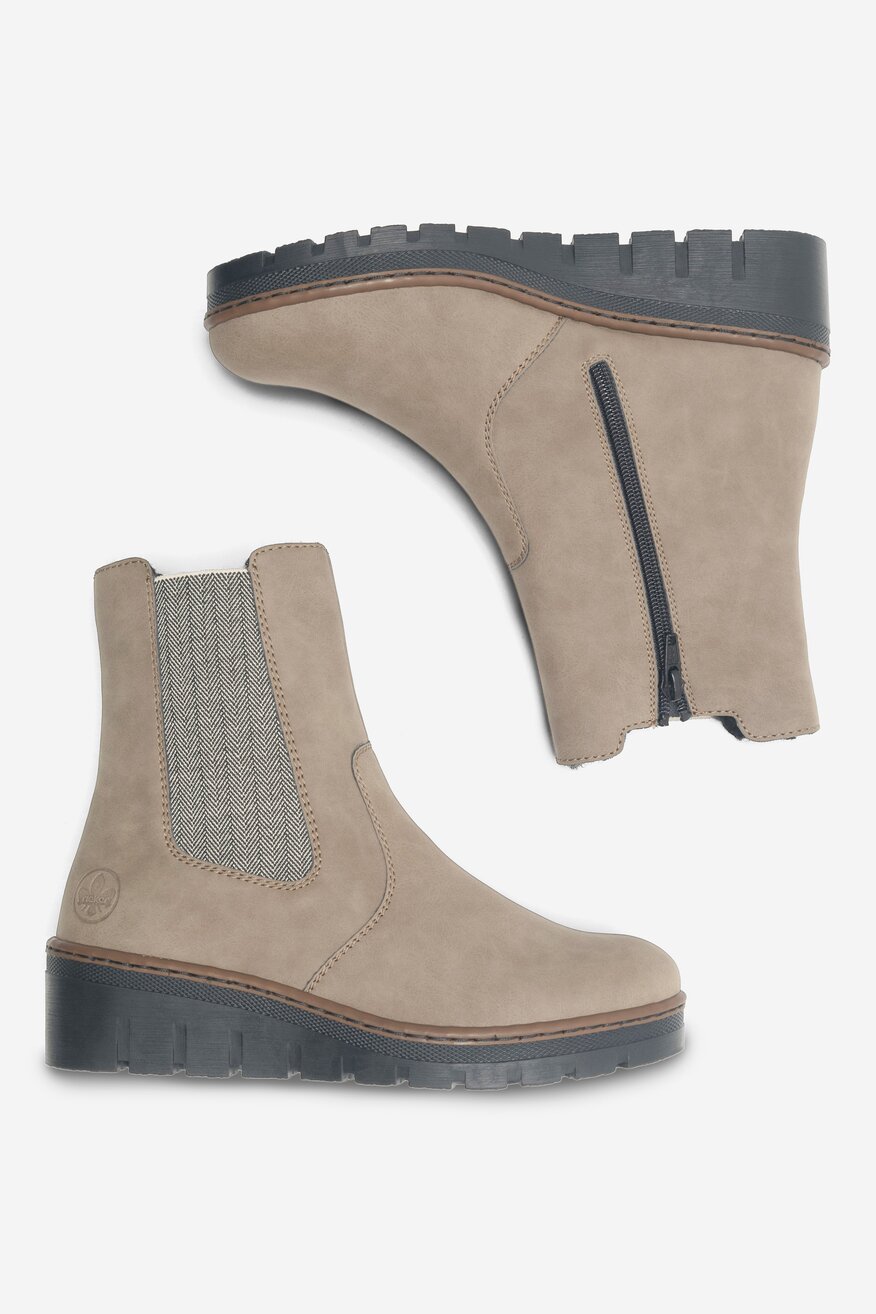 Botki Rieker X9180-64 Beżowy