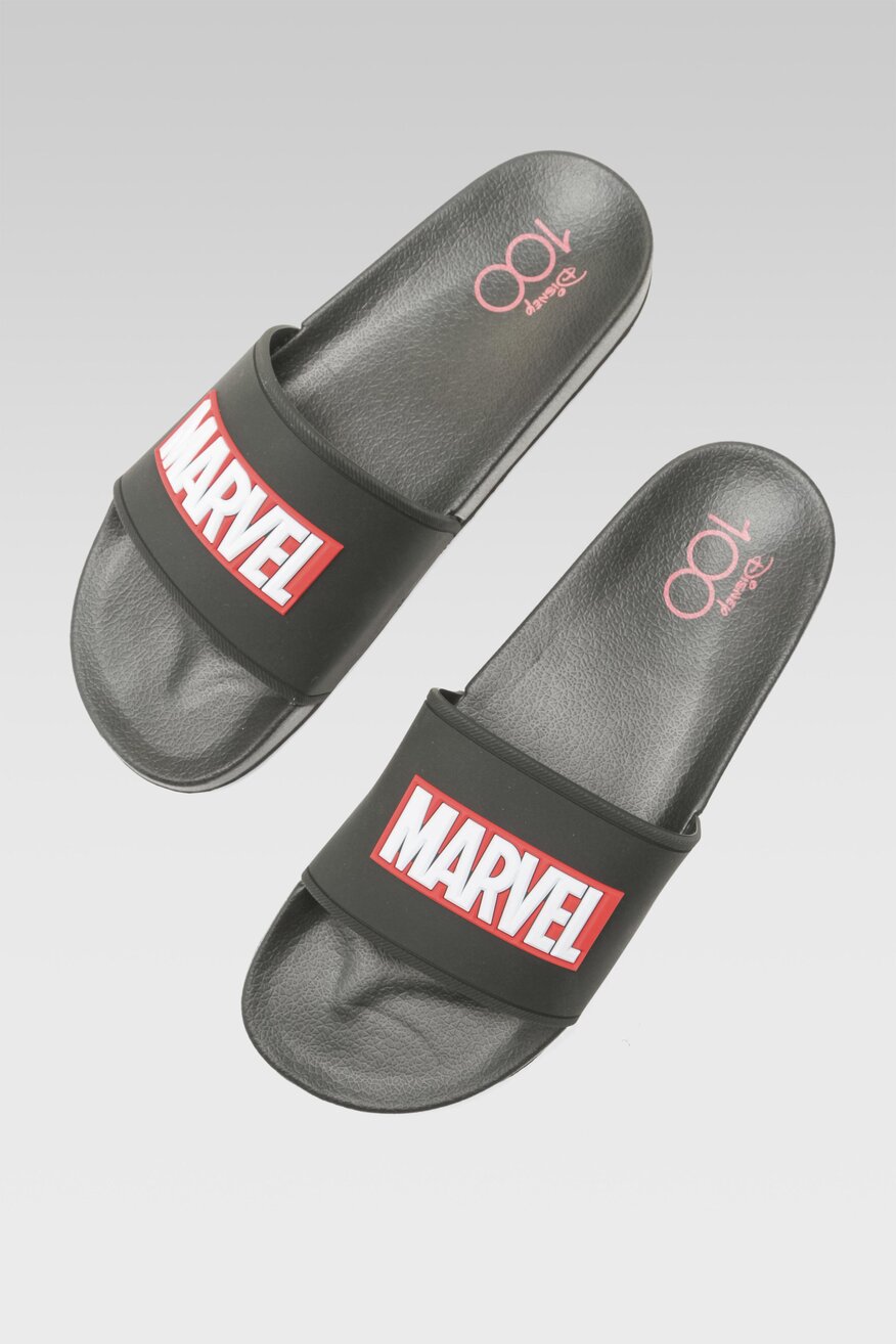 Klapki basenowe DISNEY 100 SS23-255MRV Czarny