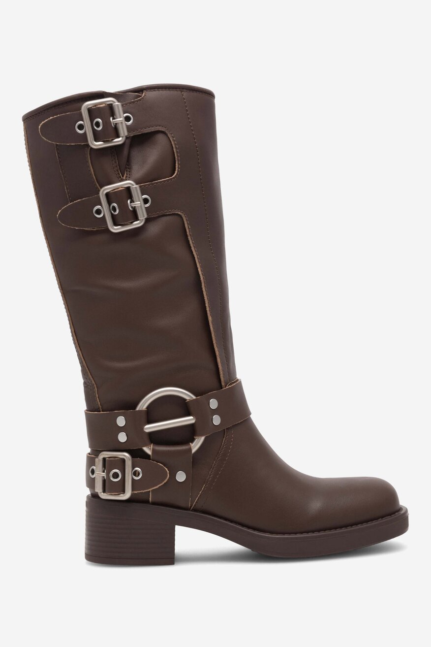 Kozaki Badura MANGUALDE-V1272-515 Brązowy