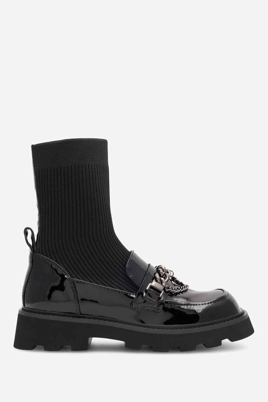 Botki EVA MINGE BACAU-V1063-119-1 Czarny