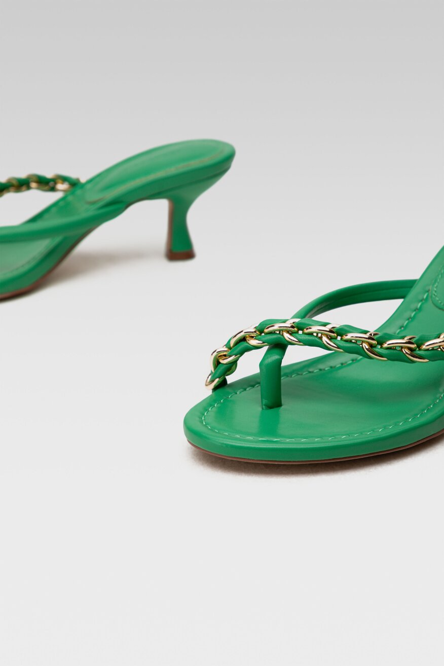 Klapki Jenny Fairy LS5730-04C Zielony