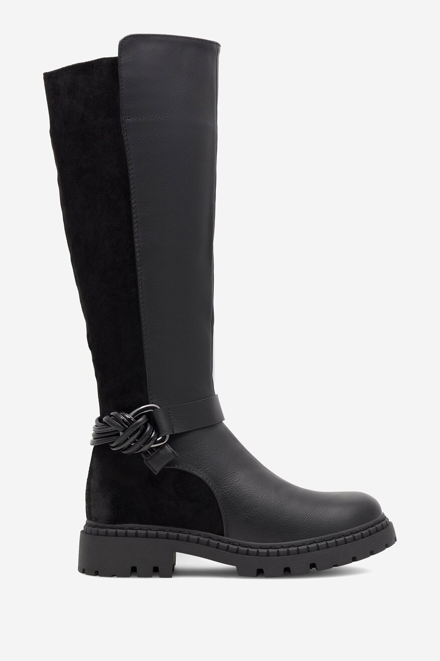 Kozaki Clara Barson DIANA SWS6102-06 Czarny