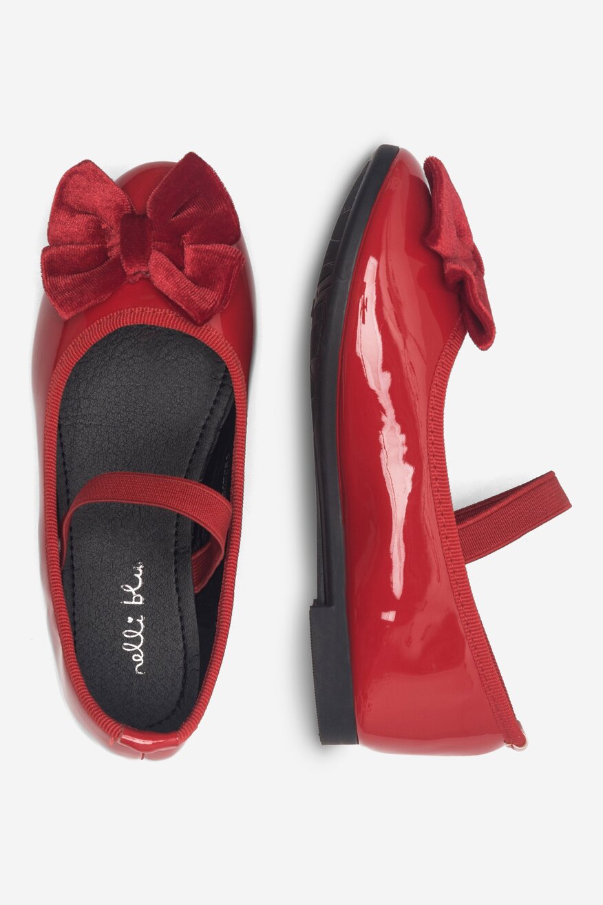 Baleriny Nelli Blu CM220831-31(III)DZ Czerwony