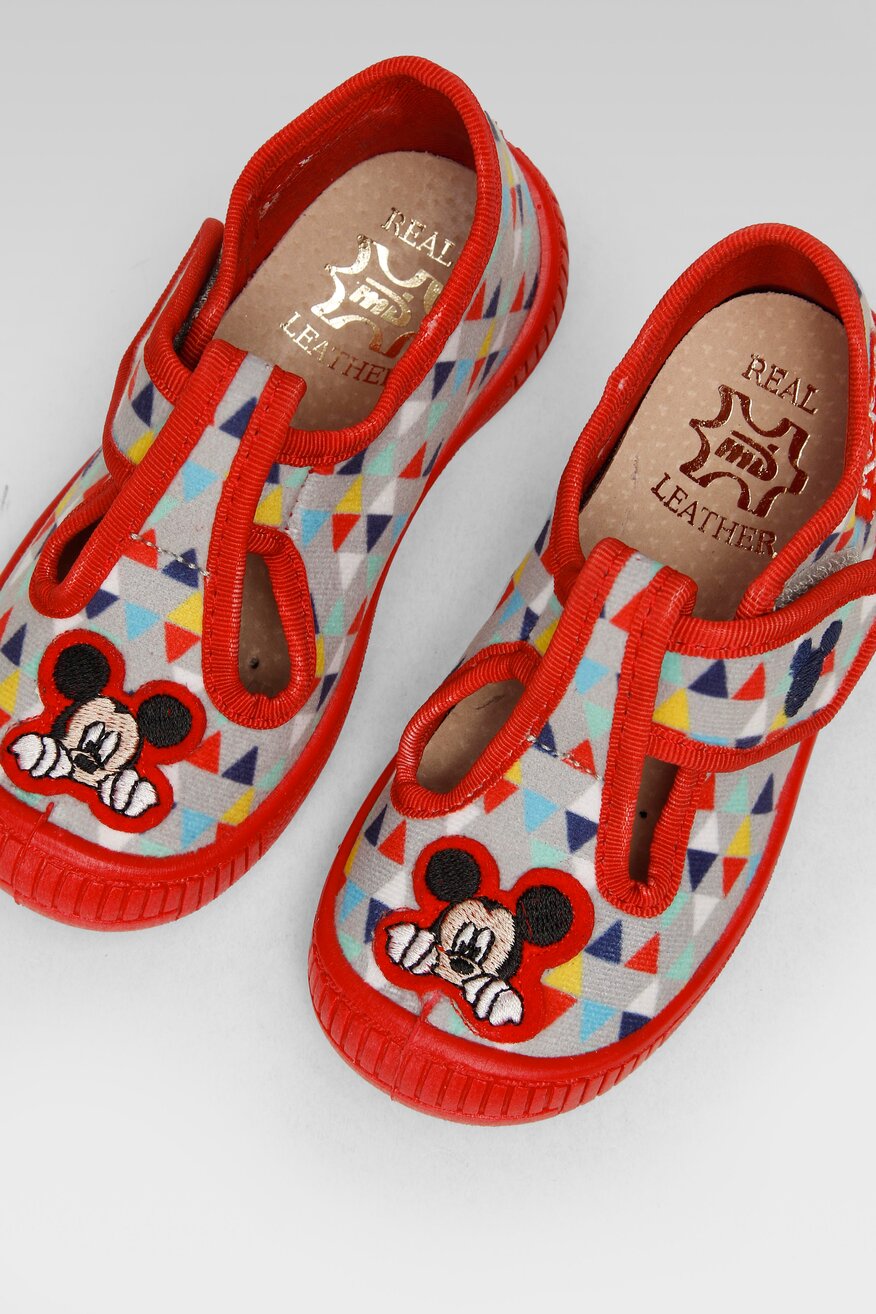 Kapcie Mickey&Friends MB-AW22-002DSTC-C Czerwony