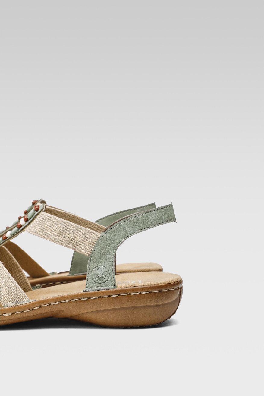 Sandały Rieker 60851-52 Zielony