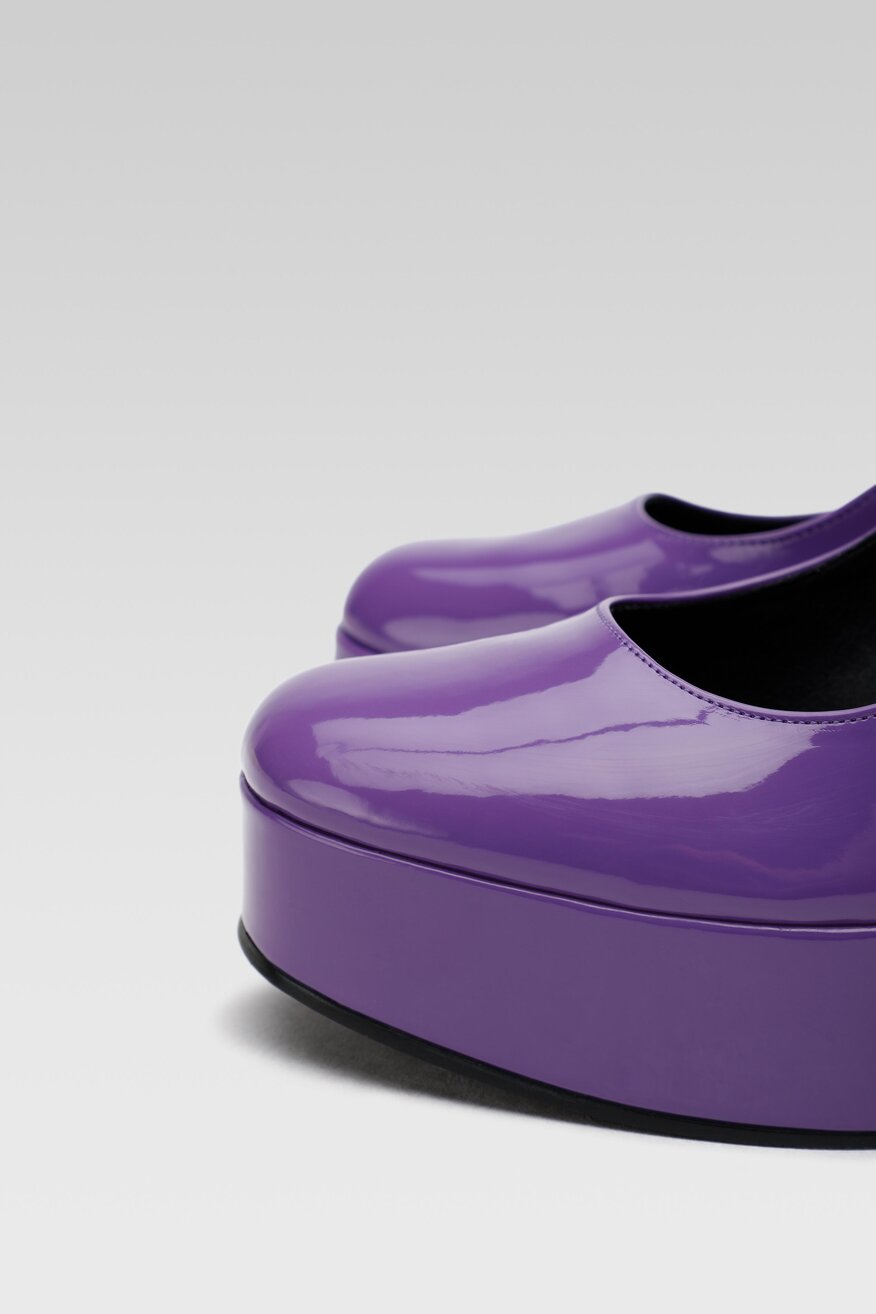 Czółenka Jenny Fairy GLOSSY-03KW Fioletowy