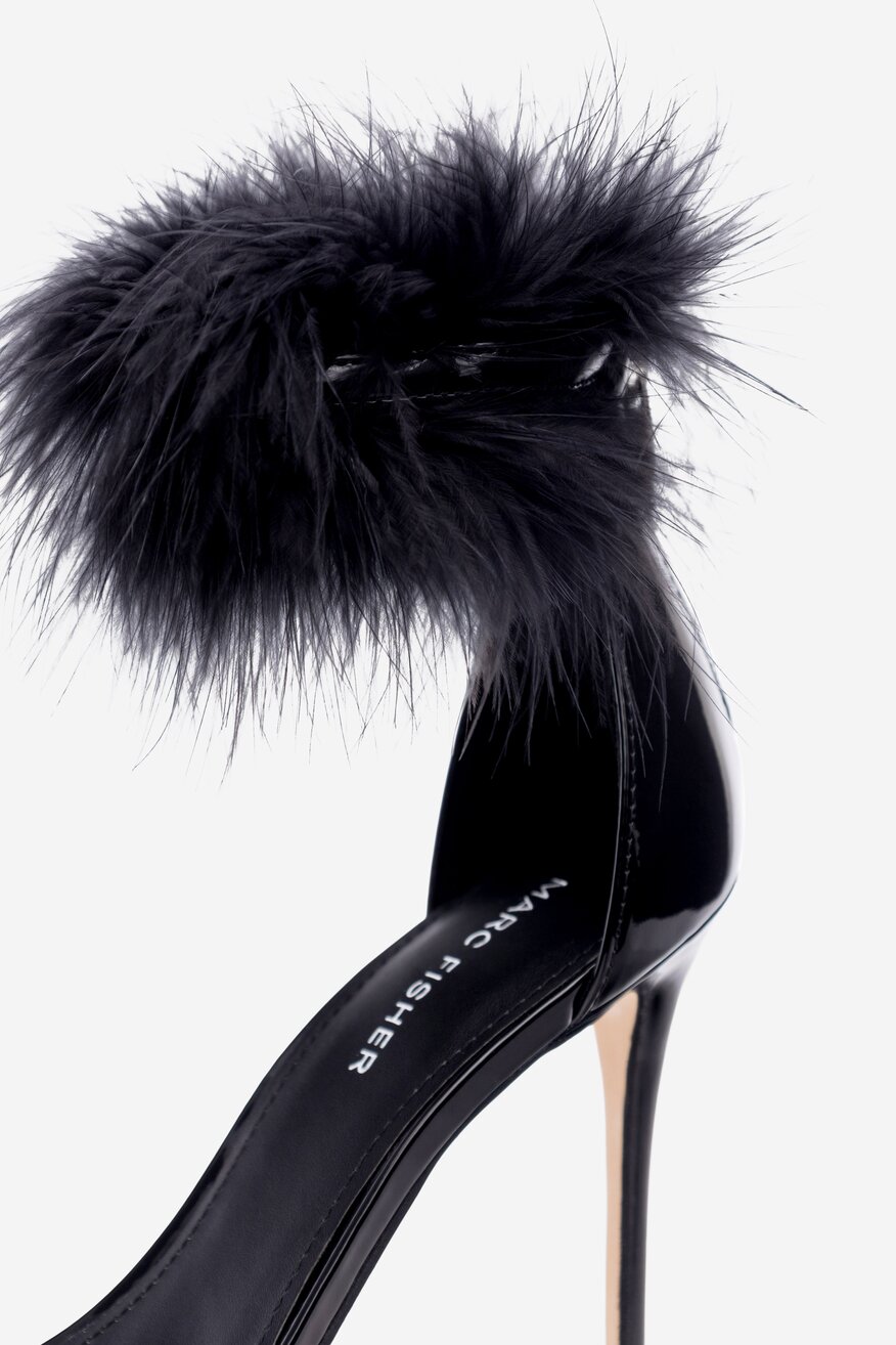 Sandały MARC FISHER F-GENIVY BLK01 Czarny