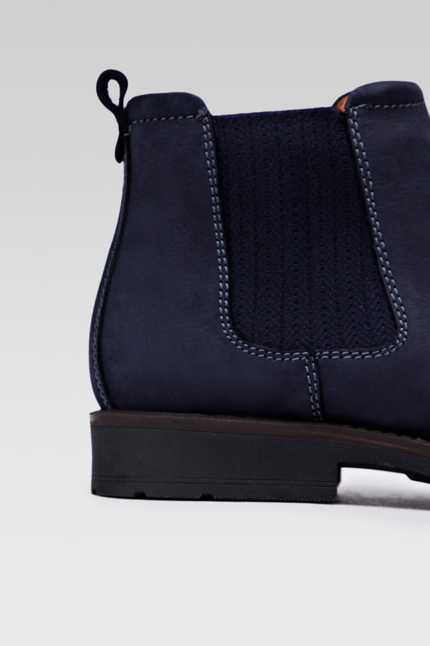 Botki Gino Rossi MI07-BB140-A967-02 Granatowy