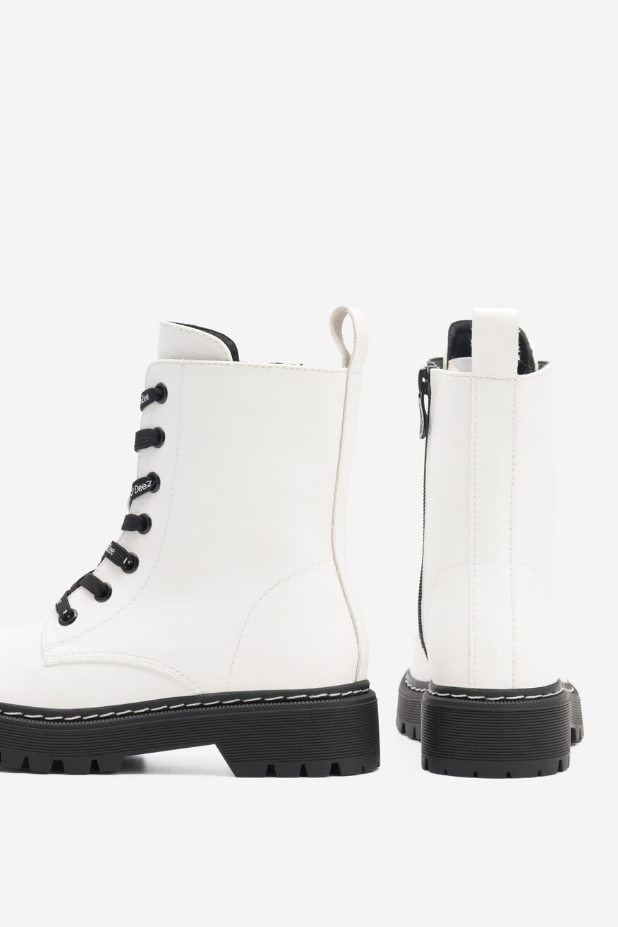 Trzewiki DeeZee CS5587-16 Biały