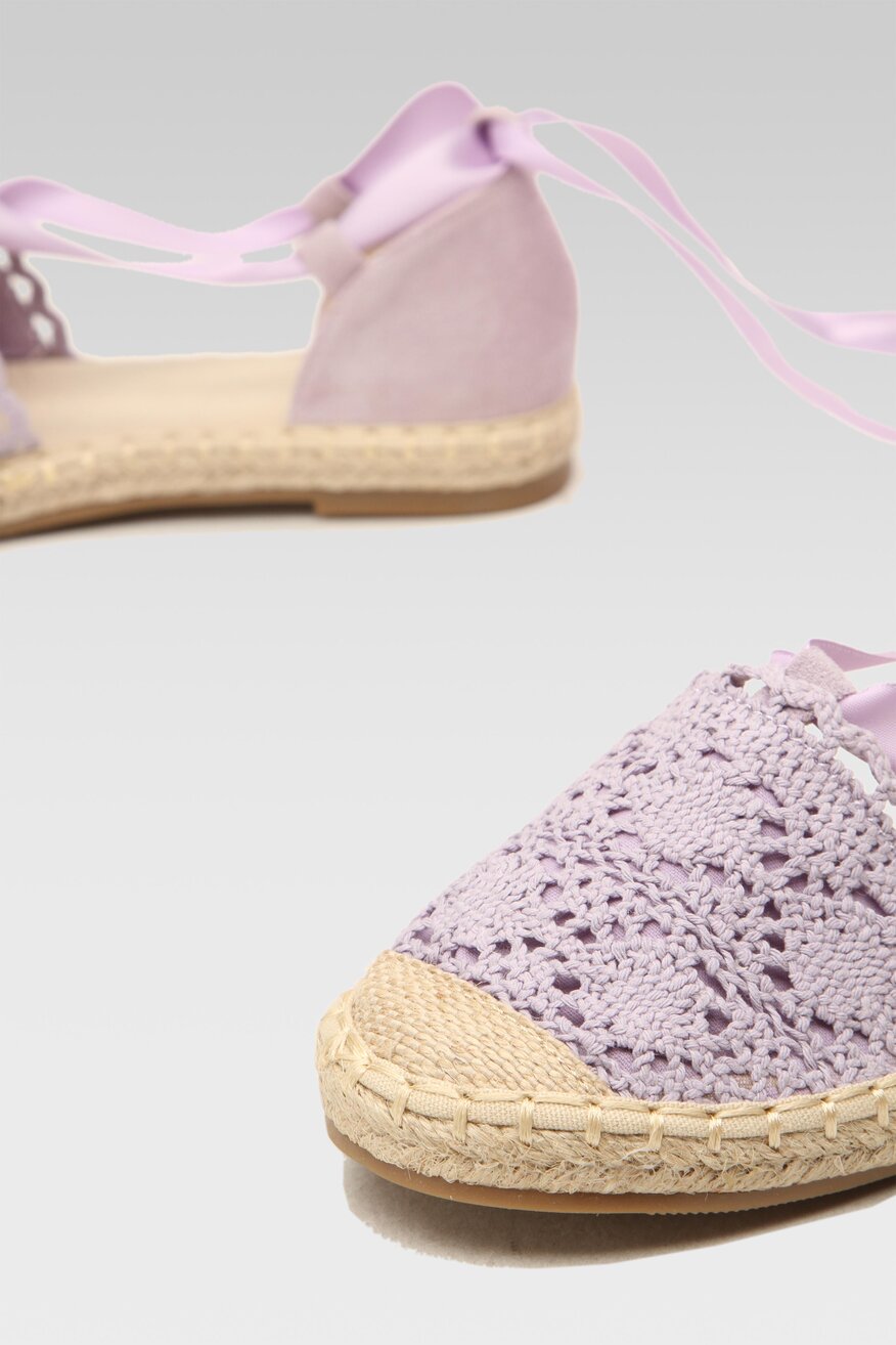 Espadryle Nelli Blu CSK1576-04 Fioletowy