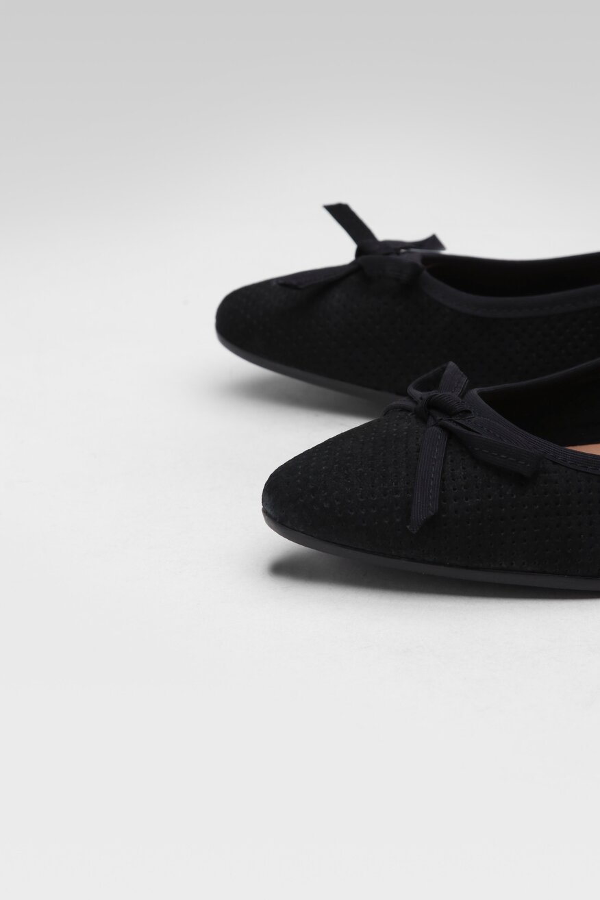 Baleriny Sarah Karen RST-KOLETTA-01 Czarny