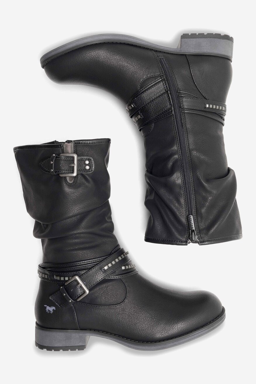 Kozaki Mustang 1139-624 Czarny