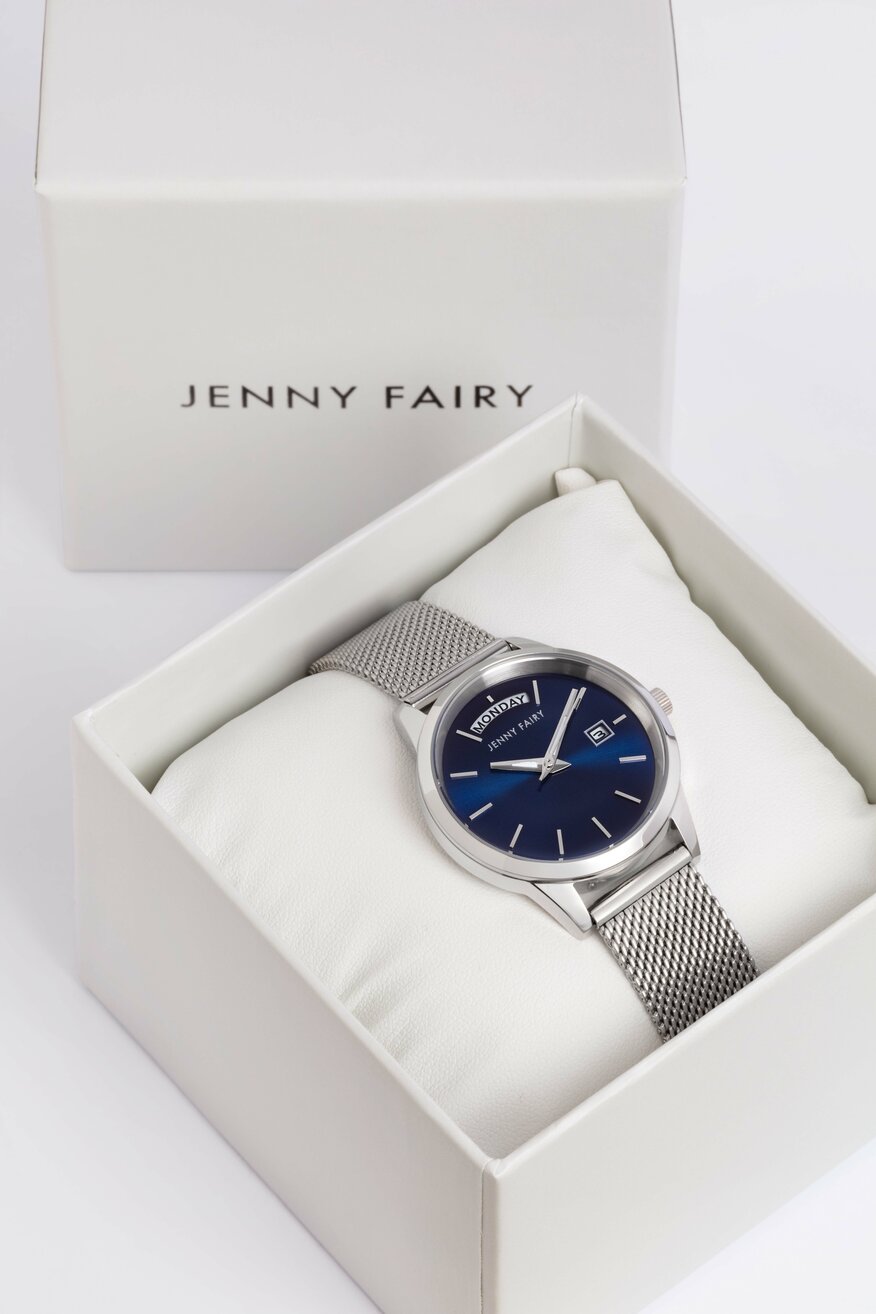 Zegarek Jenny Fairy JF WOMEN WATCH 020221222 Srebrny