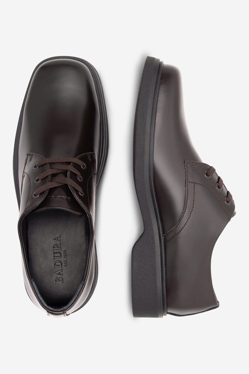 Półbuty Badura JIMM-01 123AM Brązowy ciemny