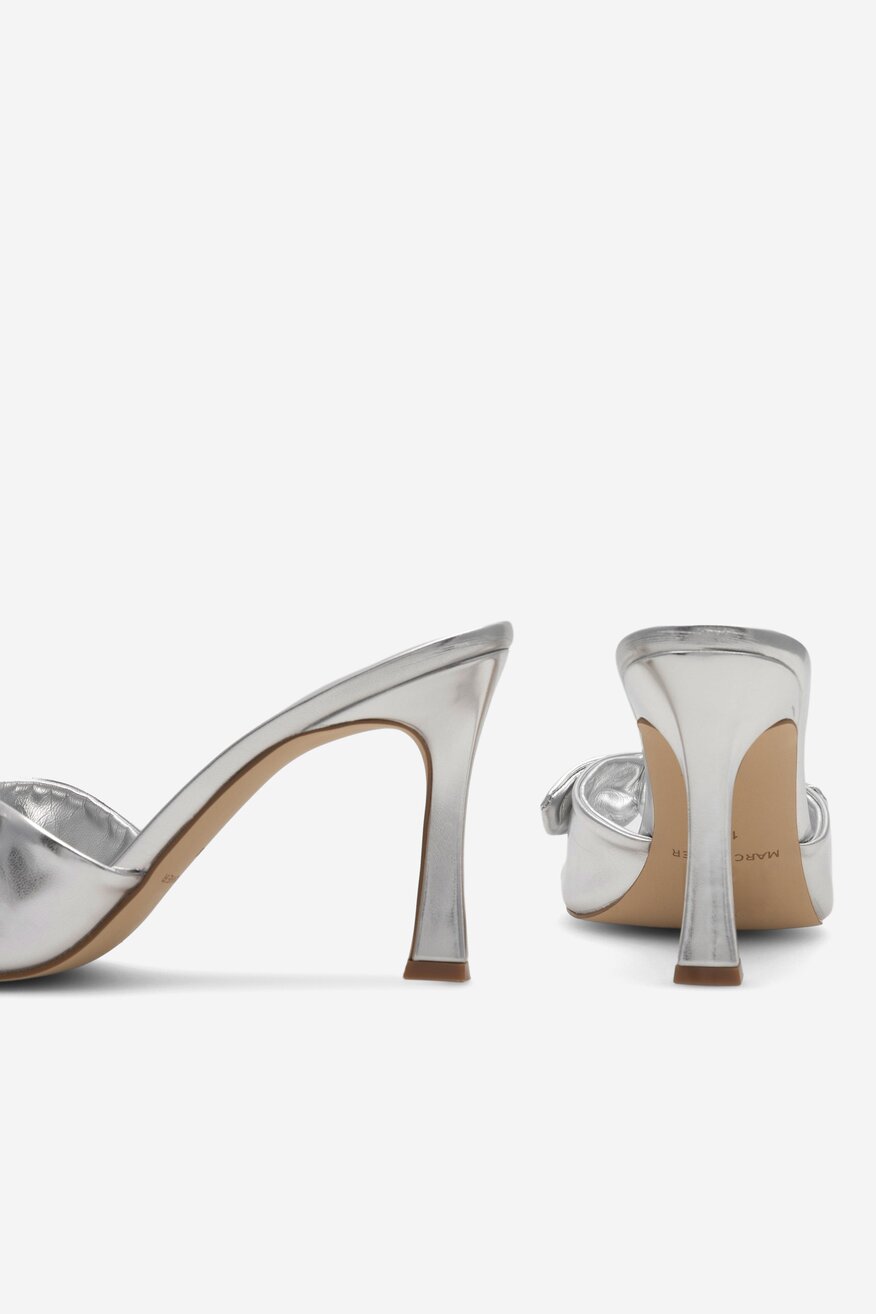 Klapki MARC FISHER F-DEMAR SILSY Srebrny