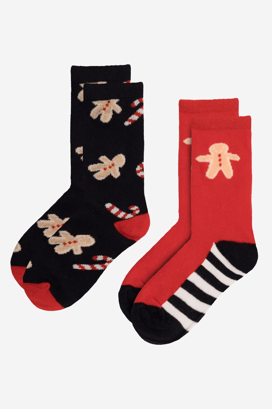 Skarpetki dziecięce Action Boy 8KB-005-AW23 (2-PACK) Czerwony