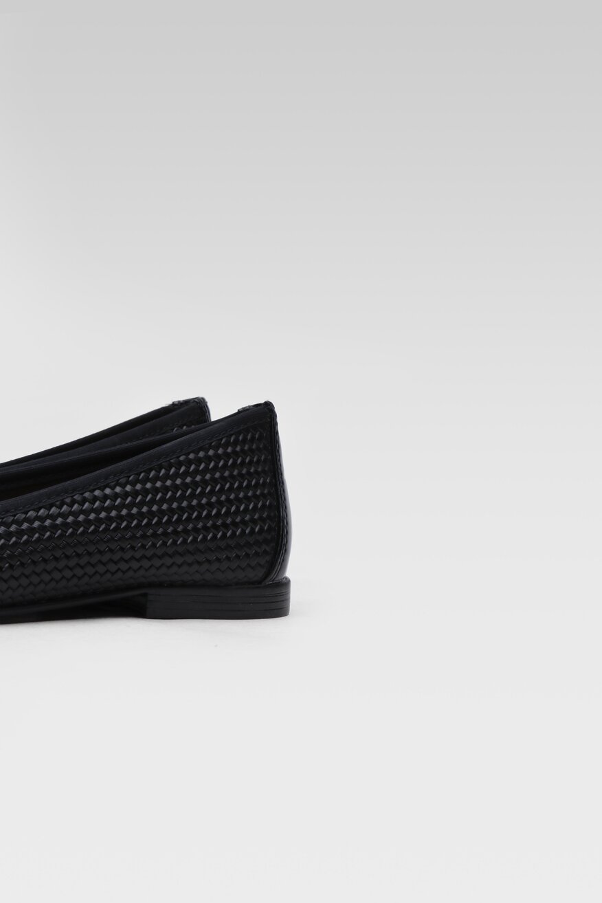 Baleriny Sarah Karen RST-ELENA-03 Czarny