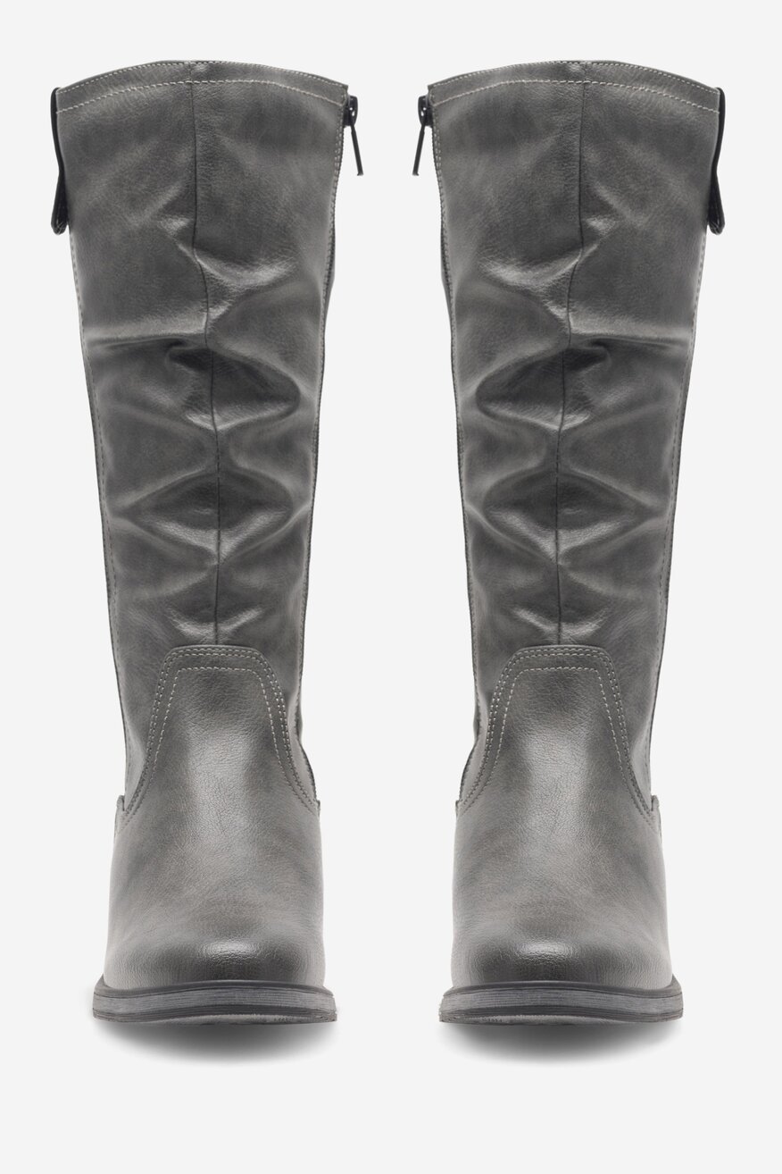 Kozaki Mustang 1293-602 Szary