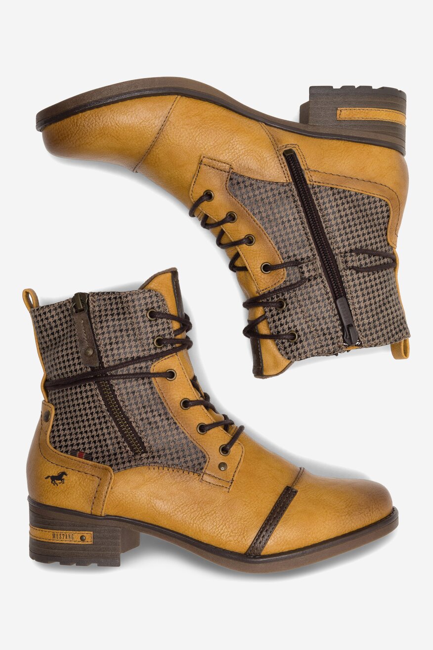 Trzewiki Mustang 1229-510 Żółty