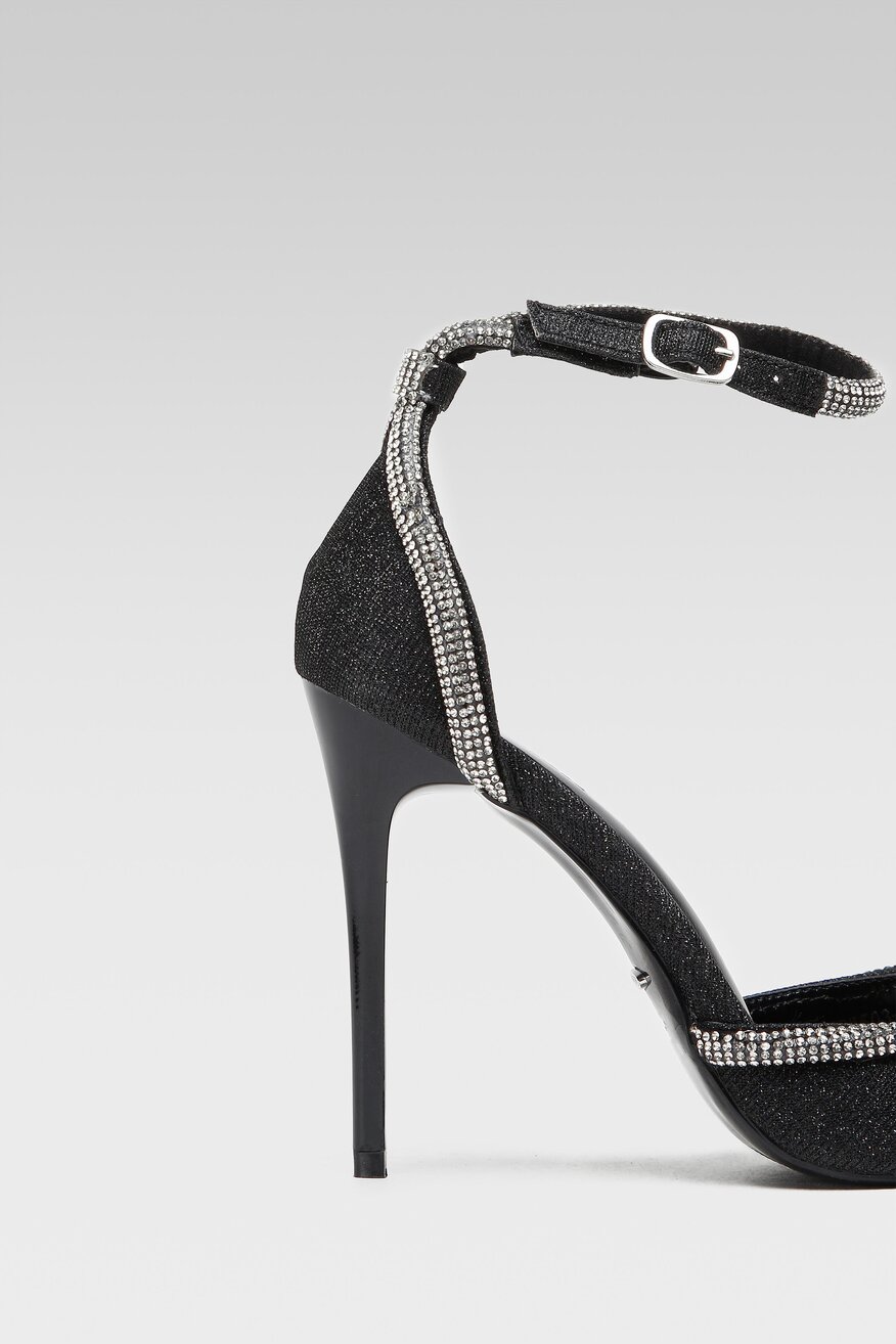 Czółenka DeeZee LAAB4503-A2 Czarny