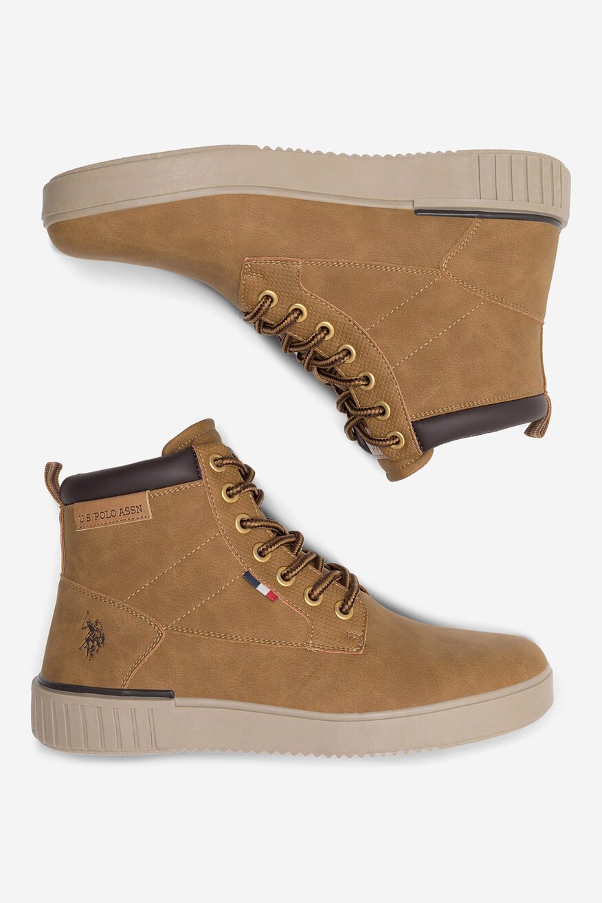 Sneakers U.S. POLO ASSN. HOOVER001M/CUY1 Brązowy