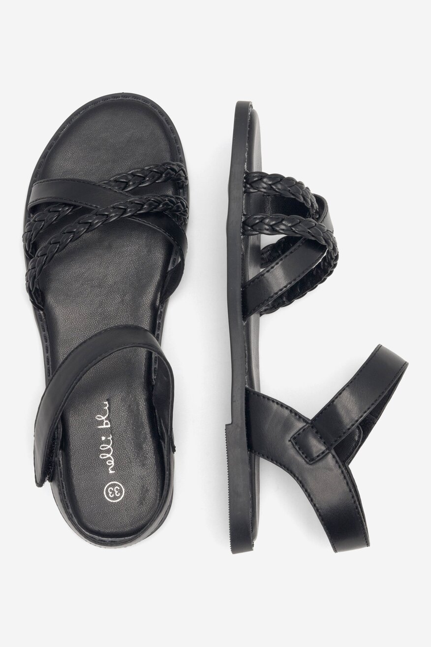 Sandały Nelli Blu REC22534 Czarny