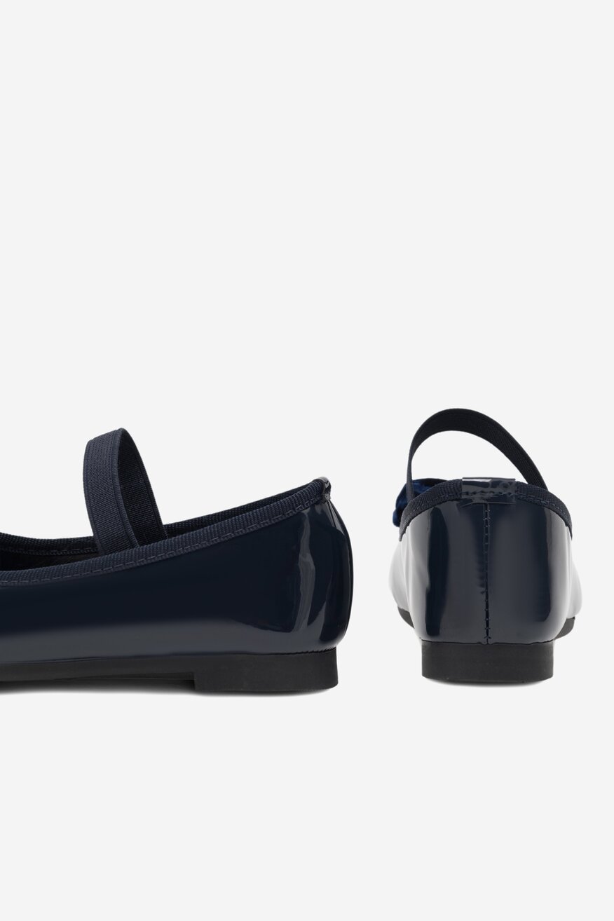 Baleriny Nelli Blu CM220831-31(III)DZ Granatowy