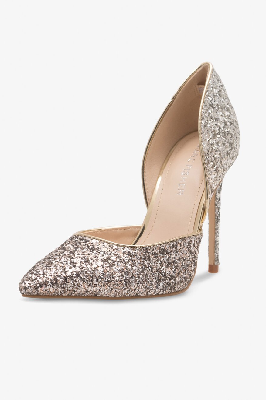 Czółenka MARC FISHER F-CHRISTAY GOL01 Złoty