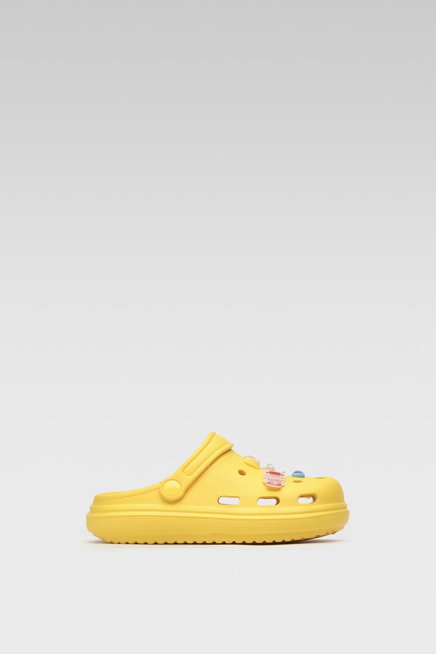 Klapki basenowe Bassano SS23-FM-892002A Żółty